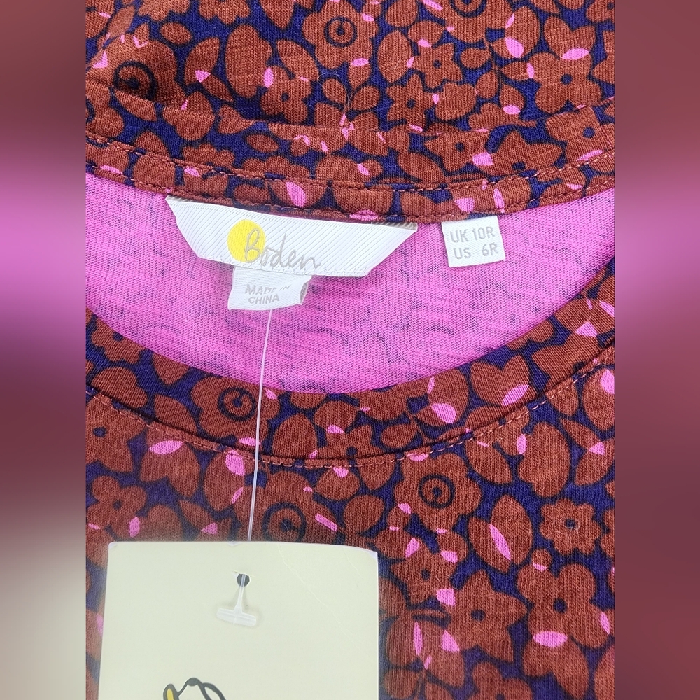 NWT Boden Pajama Sleep Shirt, Womens 10 - Picture 5 of 7